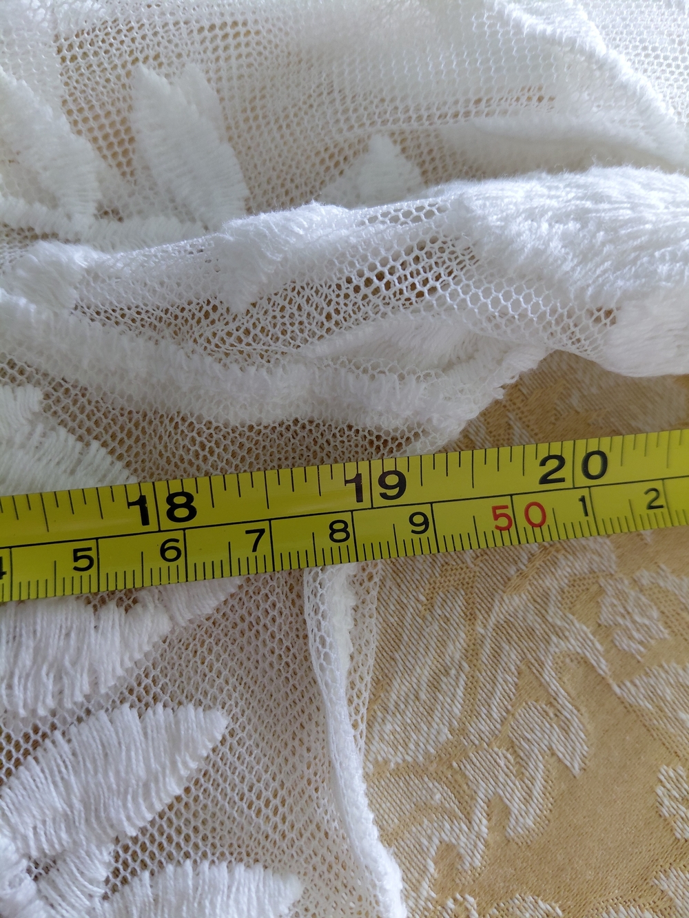 Boho Lace Sheer Maxi Dress in White - Picture 12 of 12
